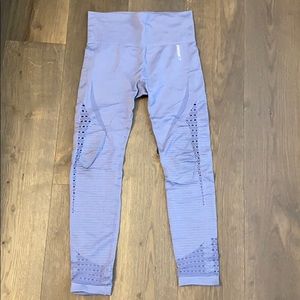 Purple Gymshark energy seamless leggings size L